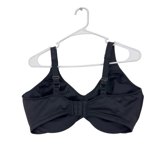 Bali Black Women SZ 36DDD Full Coverage Underwire Minimizer Bra - Picture 4 of 7